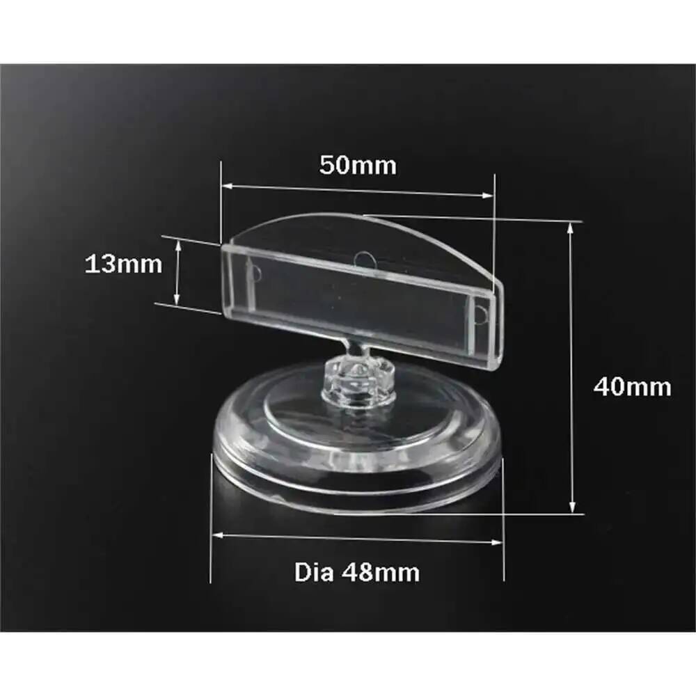 Pop Display Shelf - Small Card Holder Stand Clear Signage