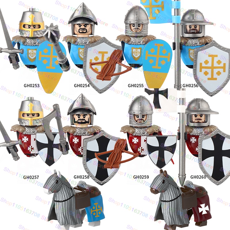 Lego Minifigure Holder - G0128 Moc Medieval Roman Centurion Knights