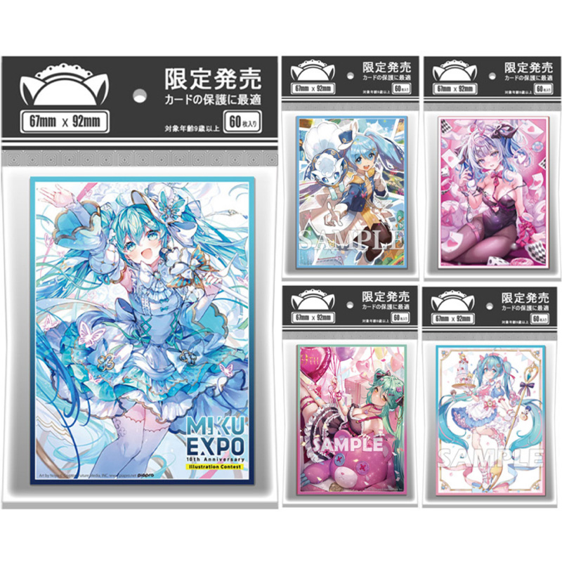 Card Penny Sleeve - 60pcs/set Hatsune Miku Card Sleeve Anime