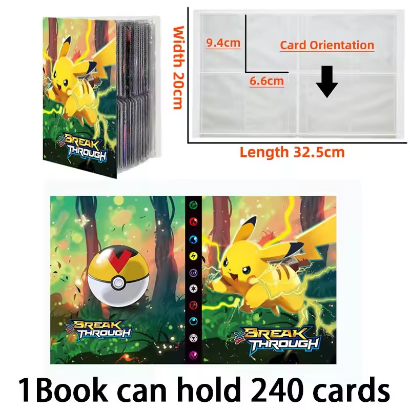 ……^ NEW For Pokemon Cards Albu - огляд і ціна Pokemon Binder Card