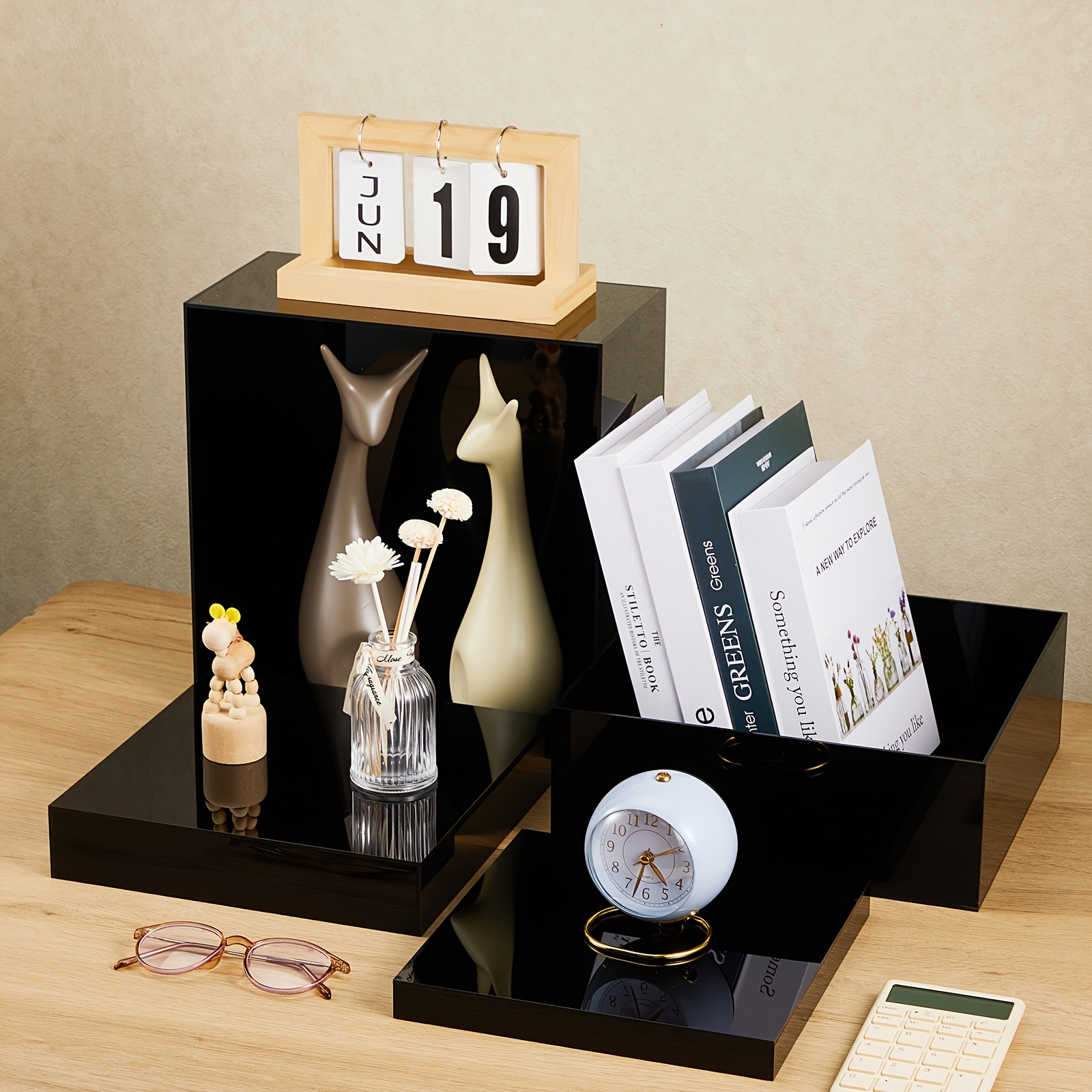 7pcs Buffet Risers Set Acrylic - огляд і ціна Display Risers Set