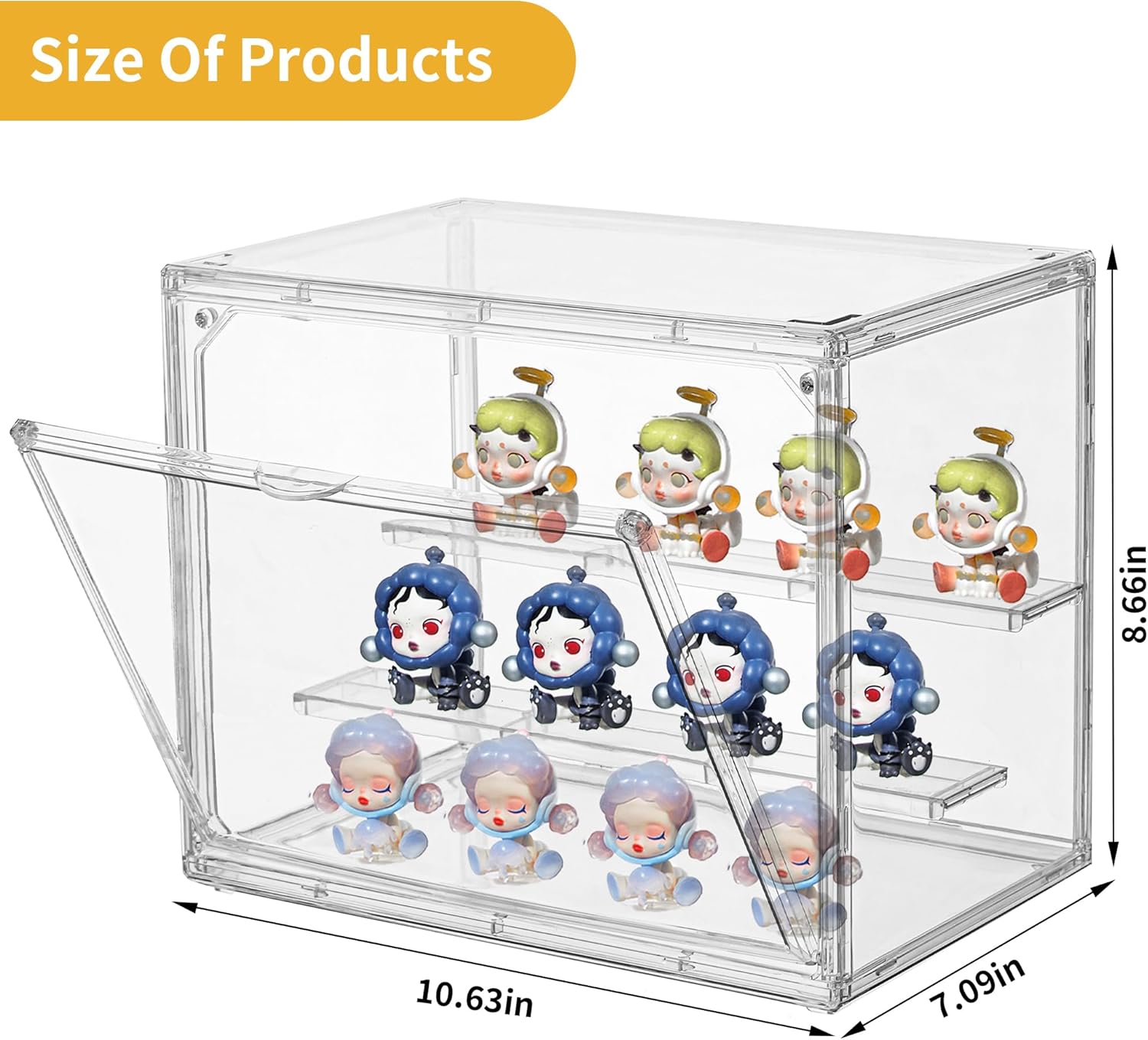 3-Layer Clear Acrylic Display  - огляд і ціна Display Case Acrylic