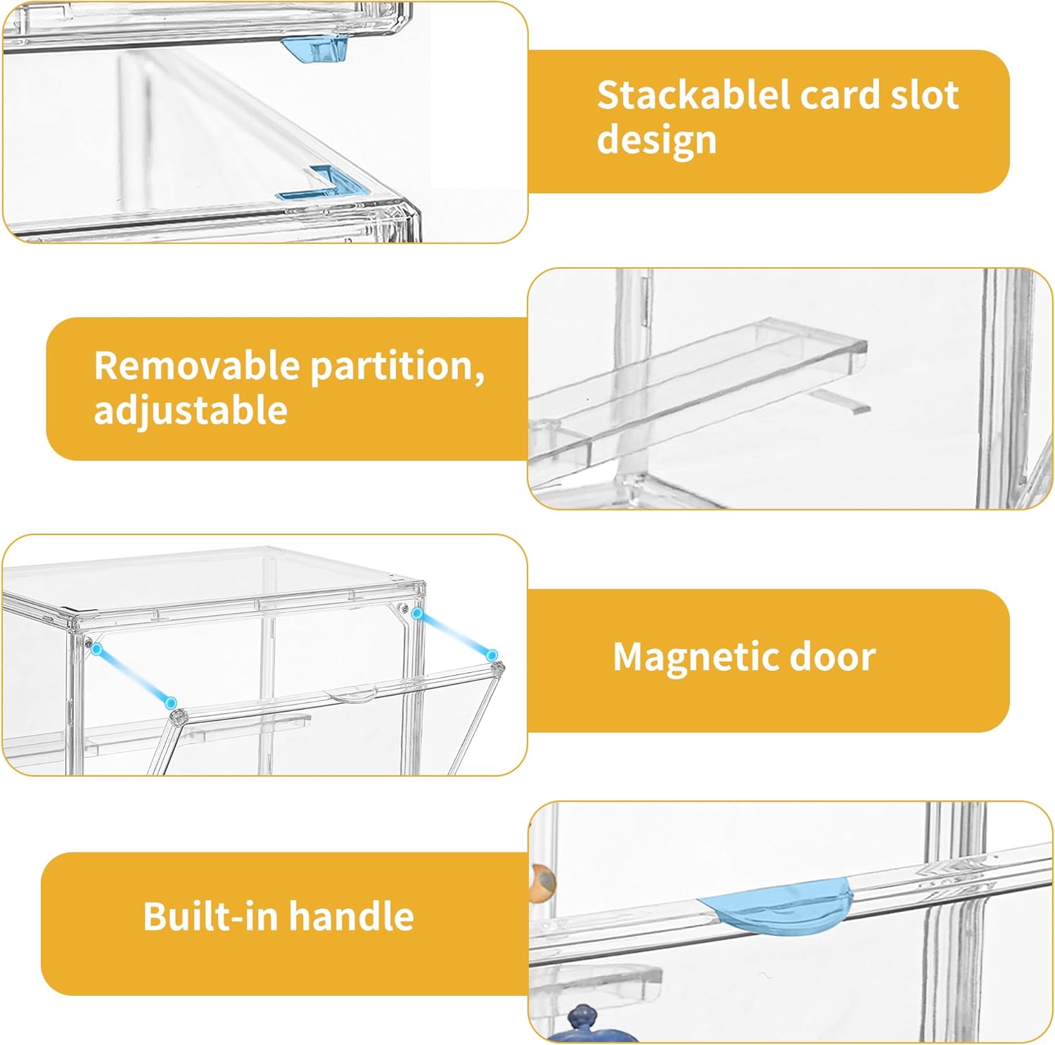 3-Layer Clear Acrylic Display  - огляд і ціна Display Case Acrylic