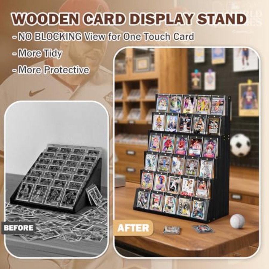 Card Display Stand 6-Tier Trad - огляд і ціна Graded Card Display