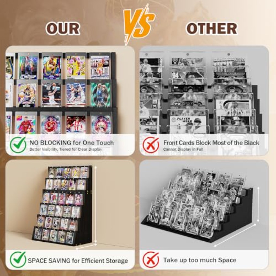 Card Display Stand 6-Tier Trad - огляд і ціна Graded Card Display