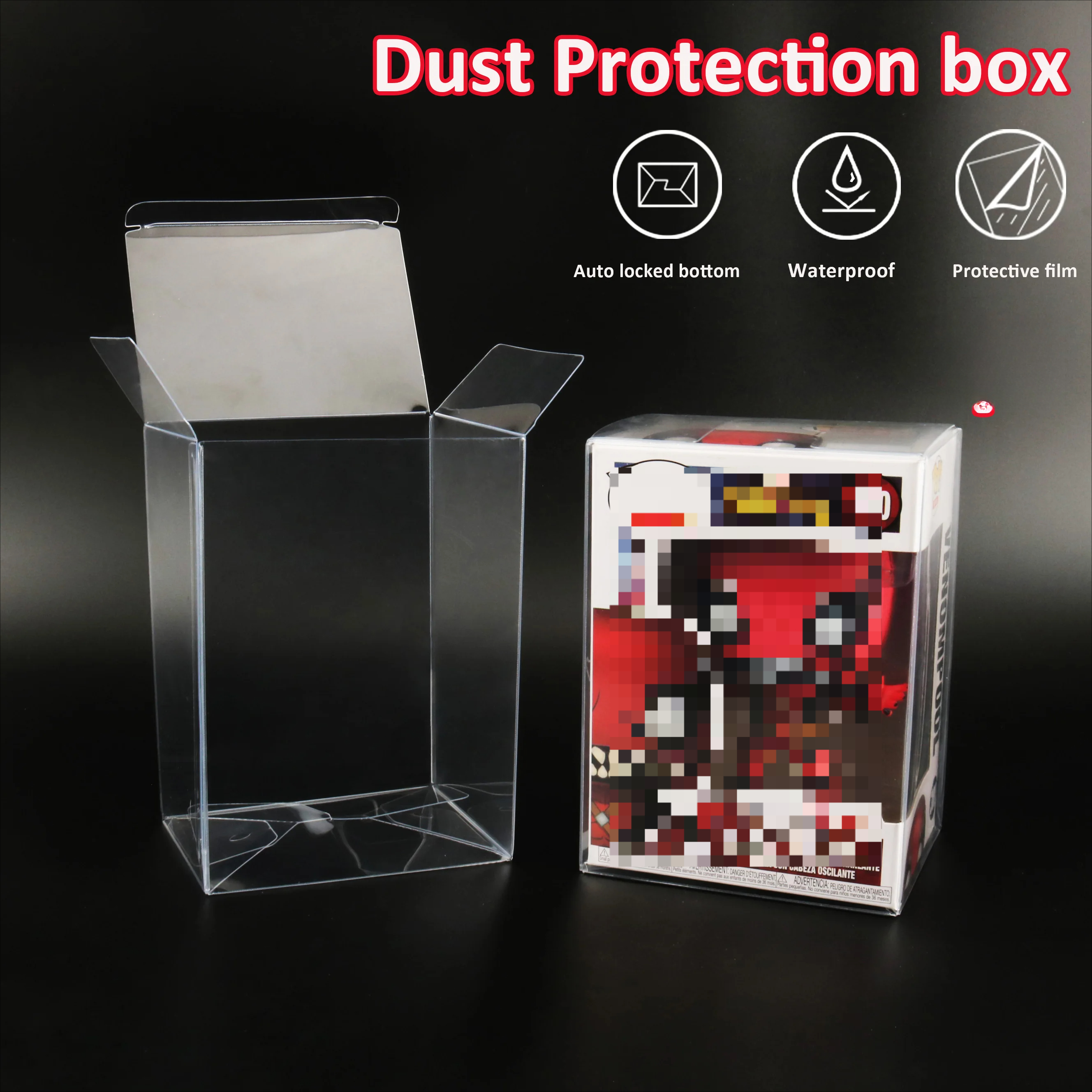 10/20pcs Transparent Protector - огляд і ціна Funko Pop Protector