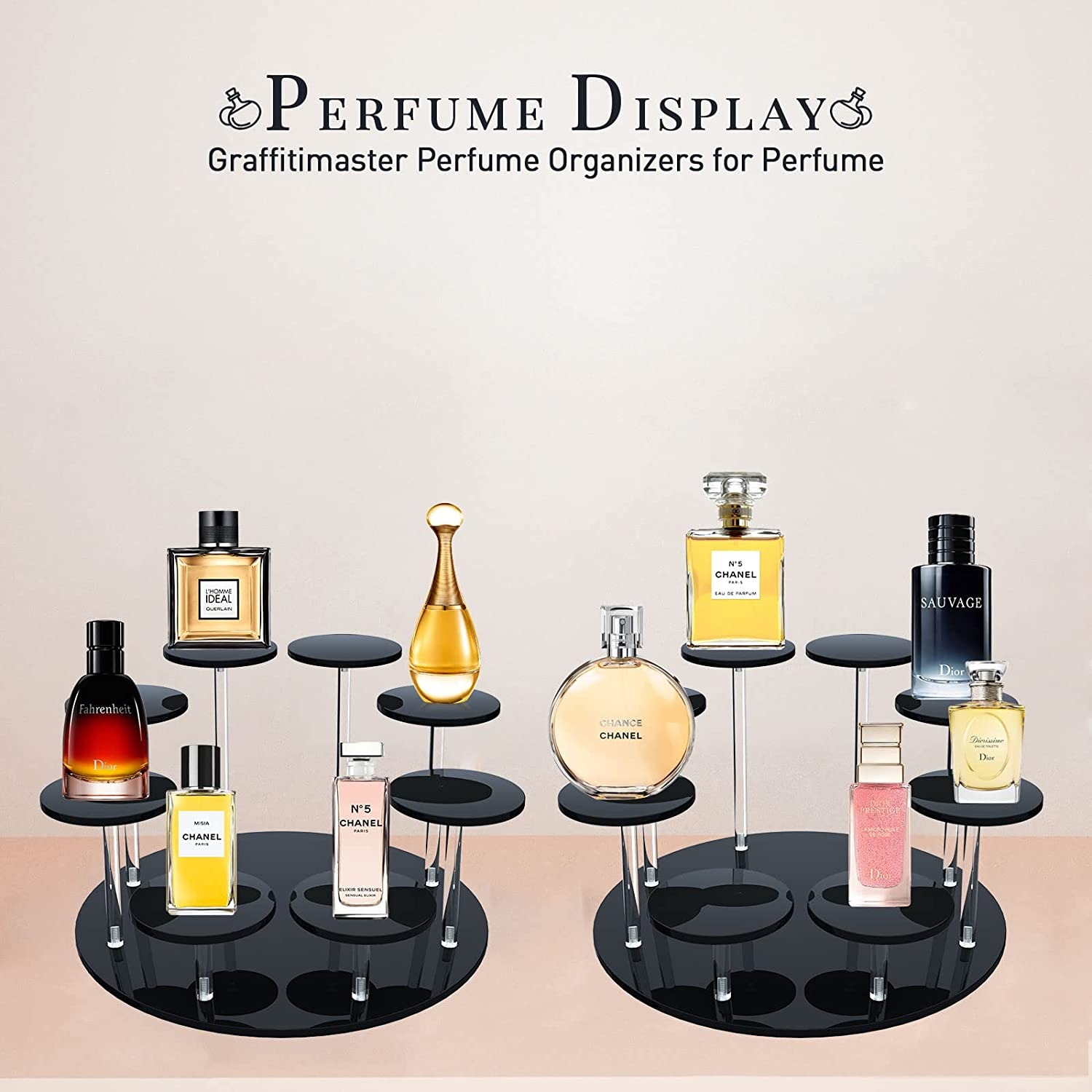 8/9 Tier Acrylic Display Stand - огляд і ціна Display Risers Set