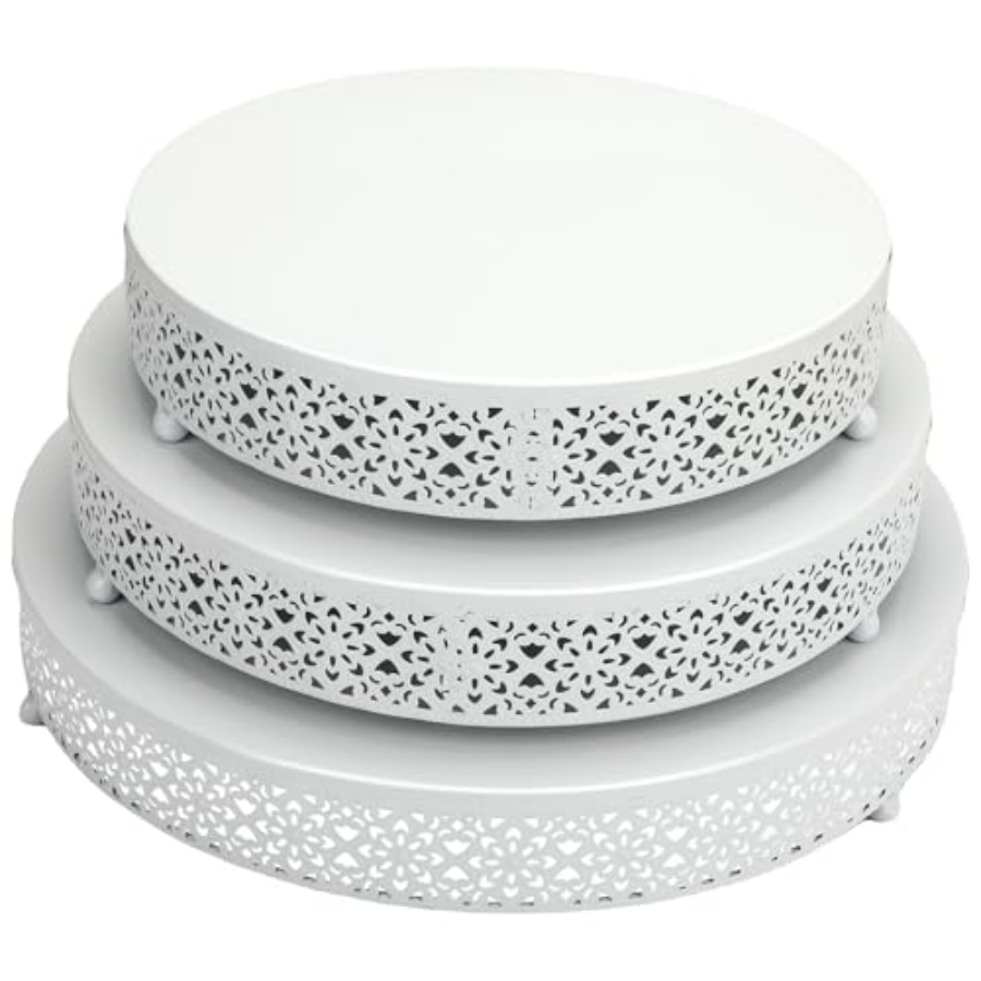 3 Pcs Cake Stands Set 16'' 14' - огляд і ціна Display Risers Set
