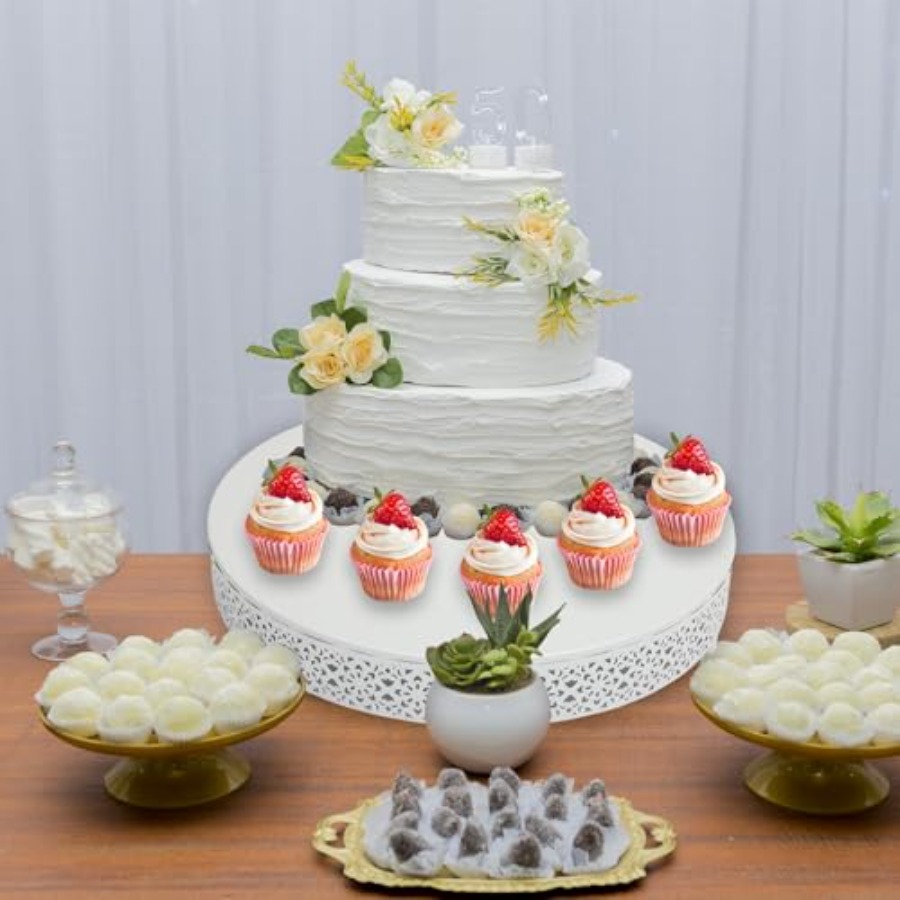 3 Pcs Cake Stands Set 16'' 14' - огляд і ціна Display Risers Set
