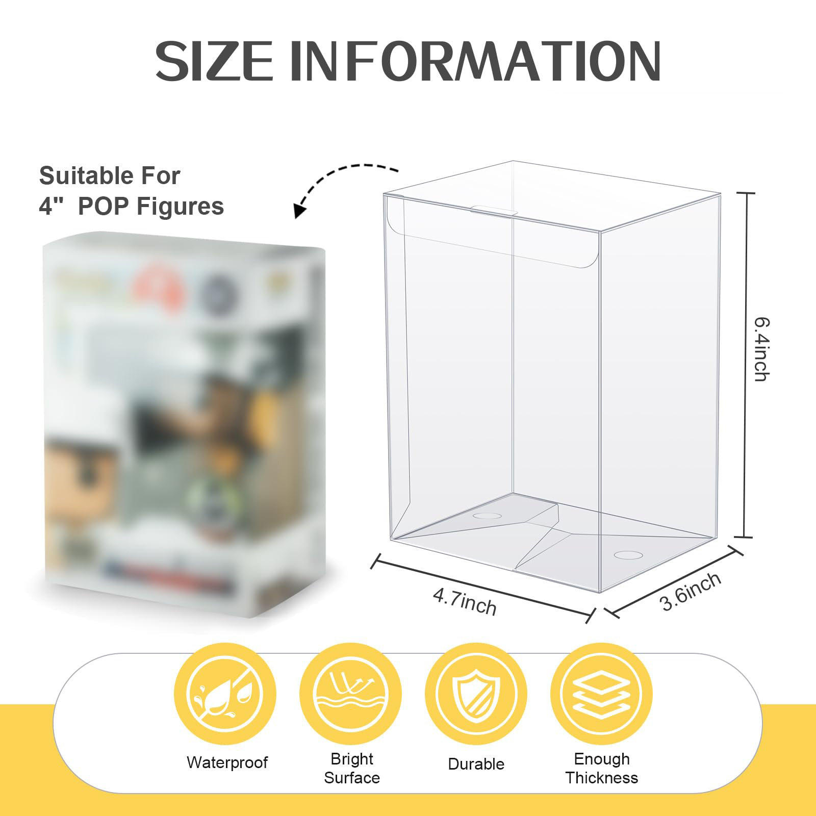 Protectors Case Compatible wit - огляд і ціна Funko Pop Protector