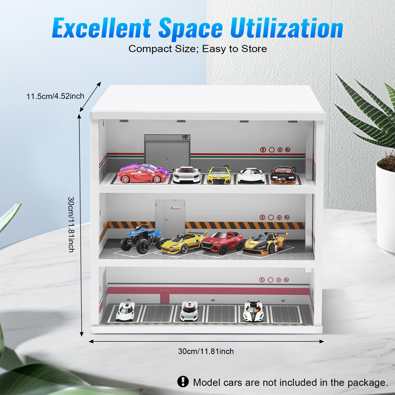 3-Layer Model Car Display Case - огляд і ціна Die Cast Car 1 64