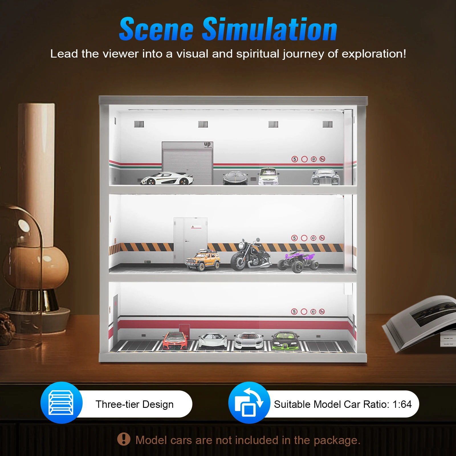 3-Layer Model Car Display Case - огляд і ціна Die Cast Car 1 64