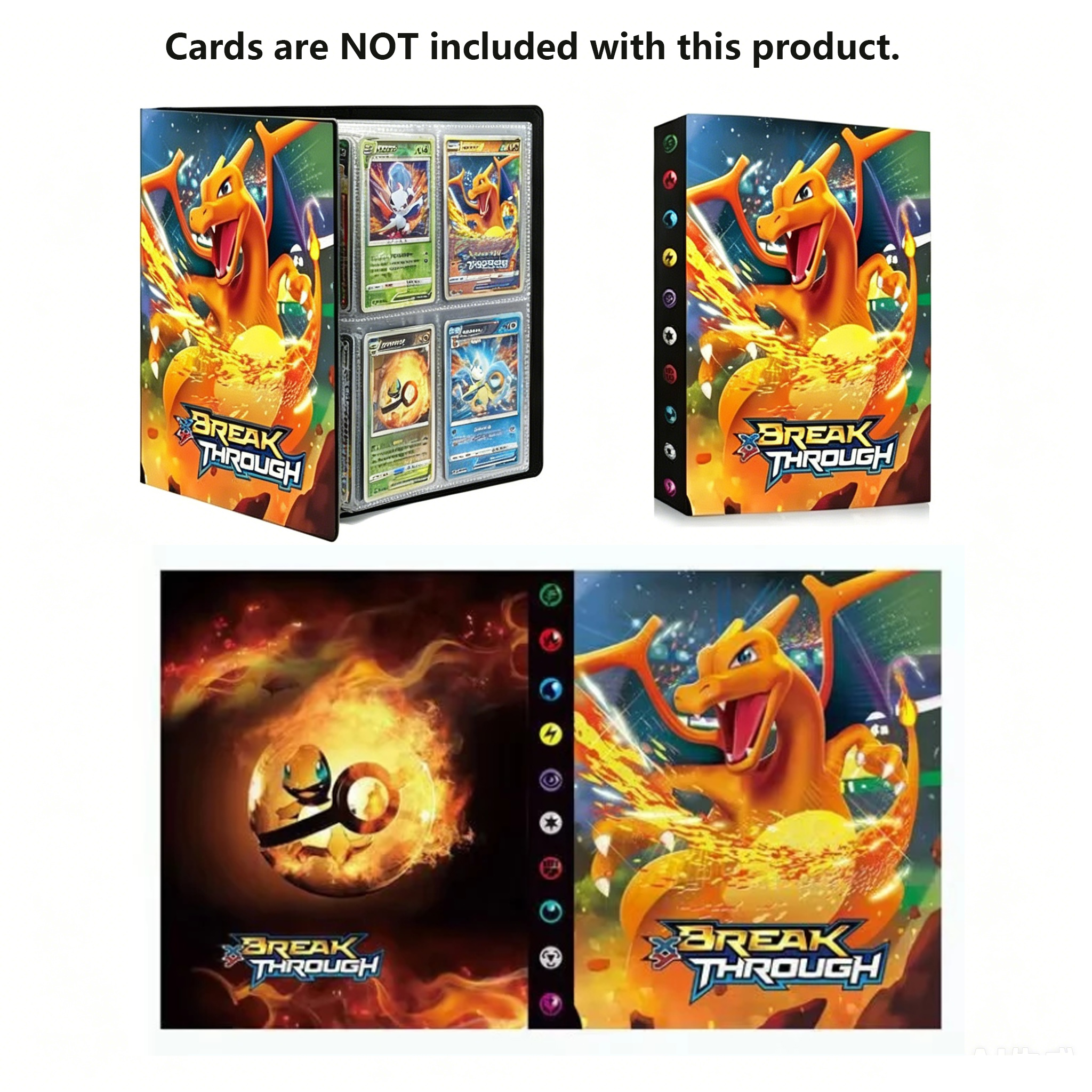 NEW 240PCS Pok é mon Cards Alb - огляд і ціна Pokemon Binder Card