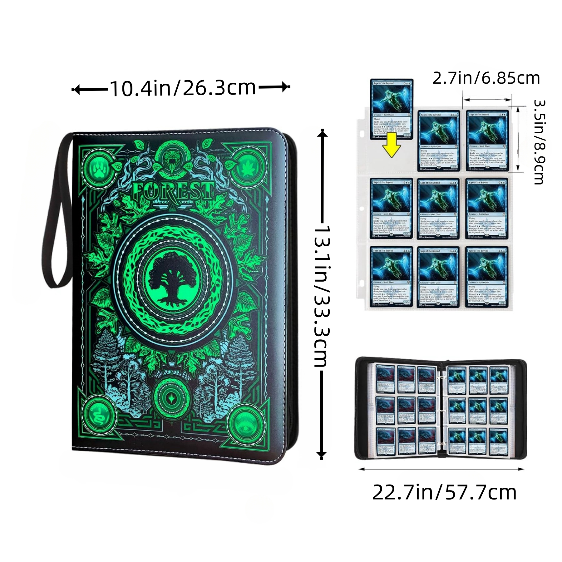 9 Pocket Card Binder with Slee - огляд і ціна Card Penny Sleeve