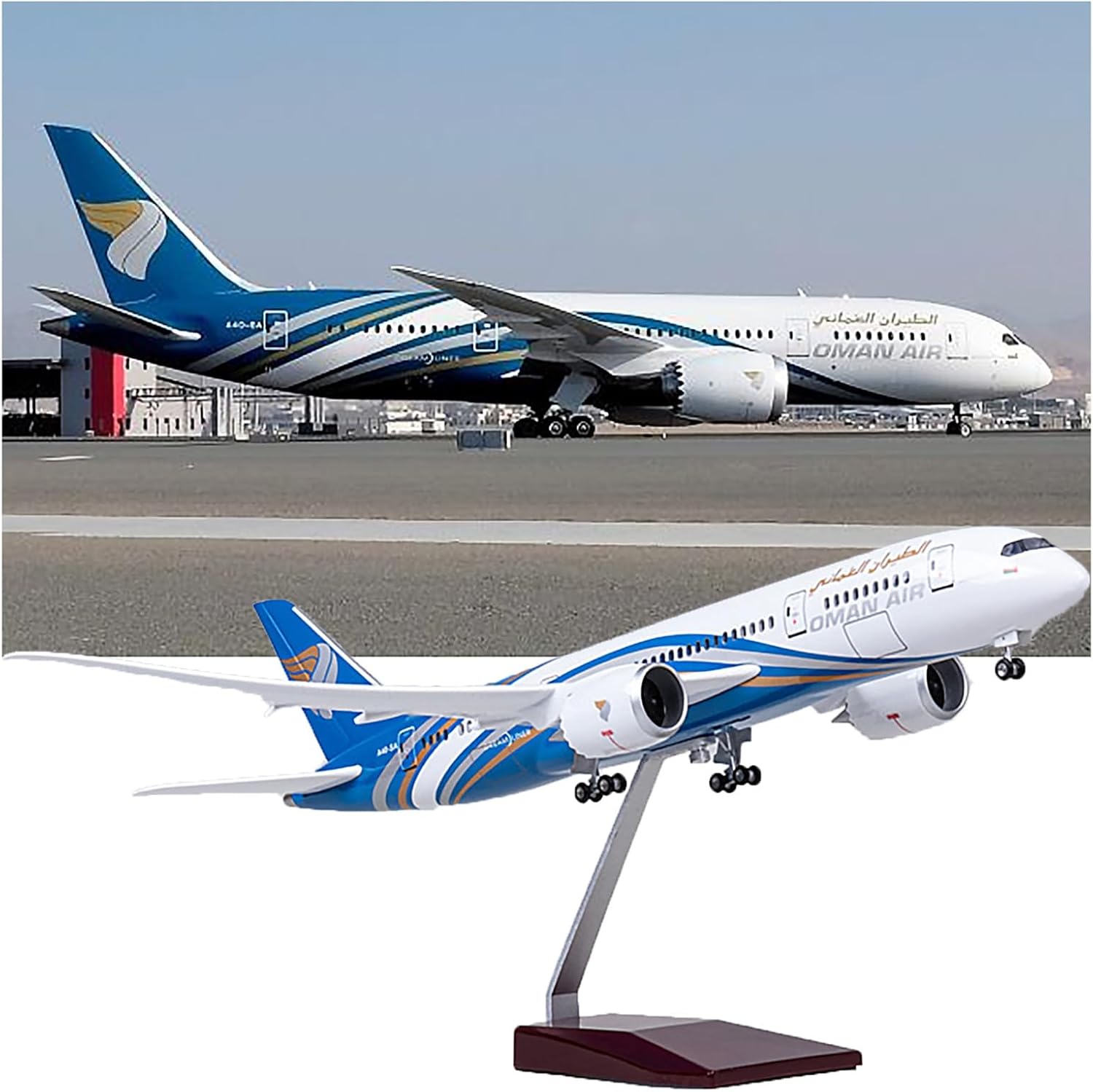 1/130 Scale 47CM Airplane 787  - огляд і ціна Model Airplane Plastic