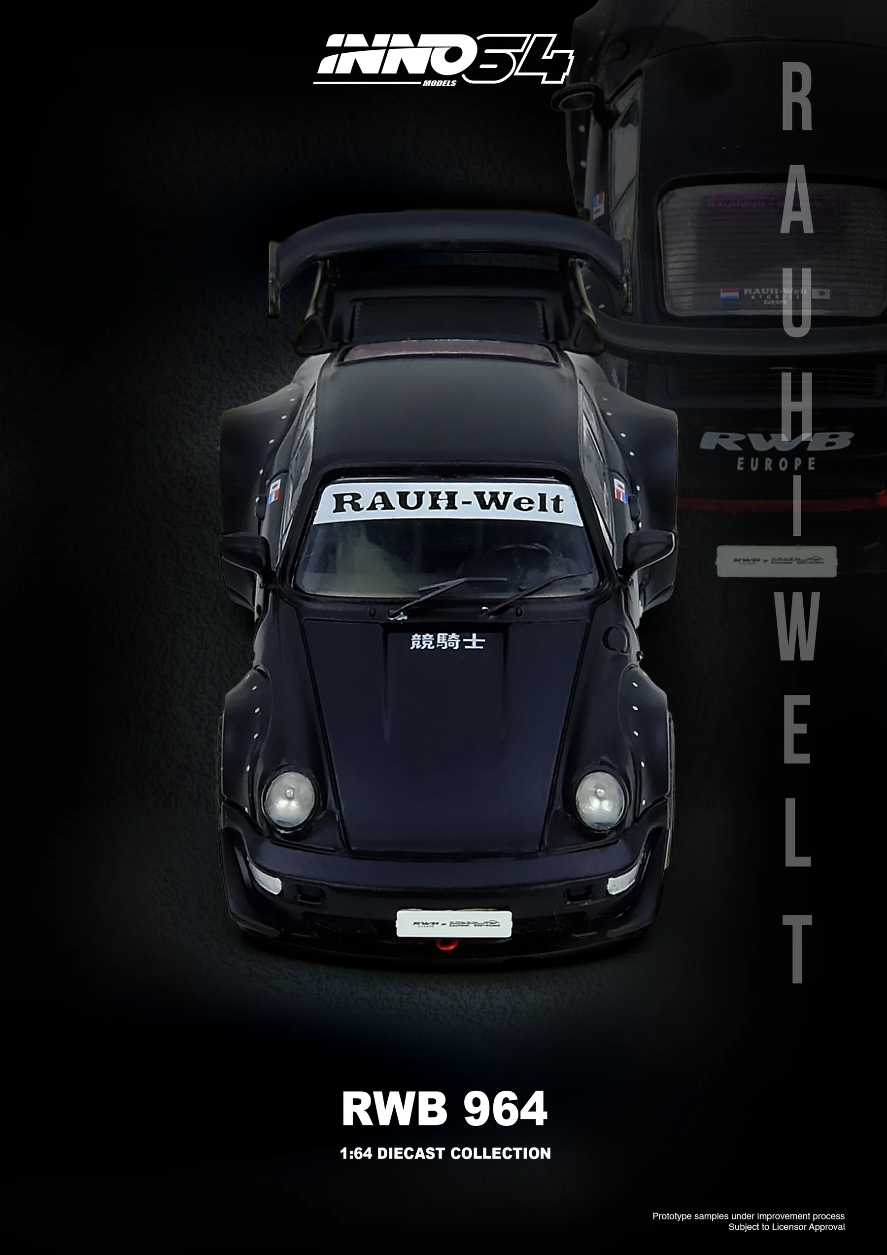 INNO64 1:64 Porsche 911 RWB 96 - огляд і ціна Die Cast Car 1 64