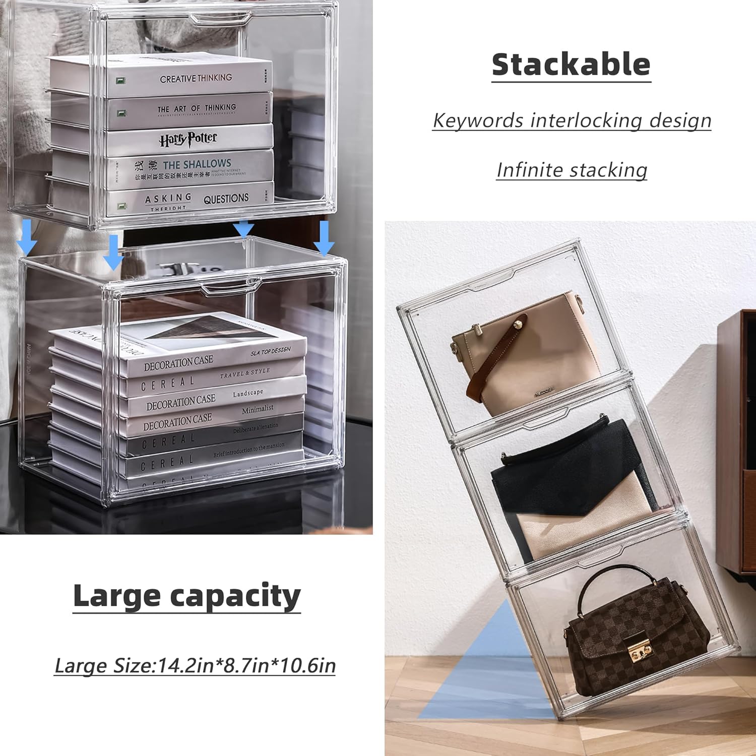 Clear Stackable Acrylic Displa - огляд і ціна Display Case Acrylic