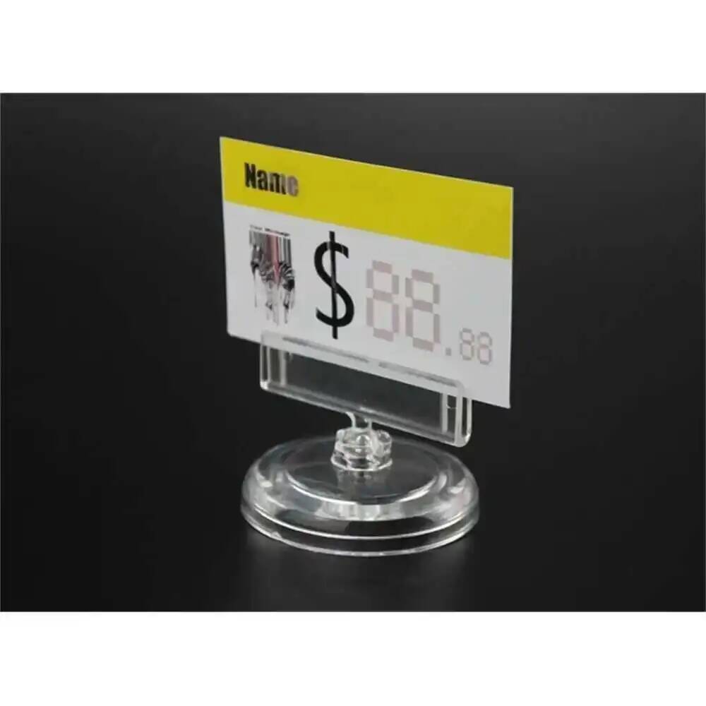 Small Card Holder Stand Clear  - огляд і ціна Pop Display Shelf