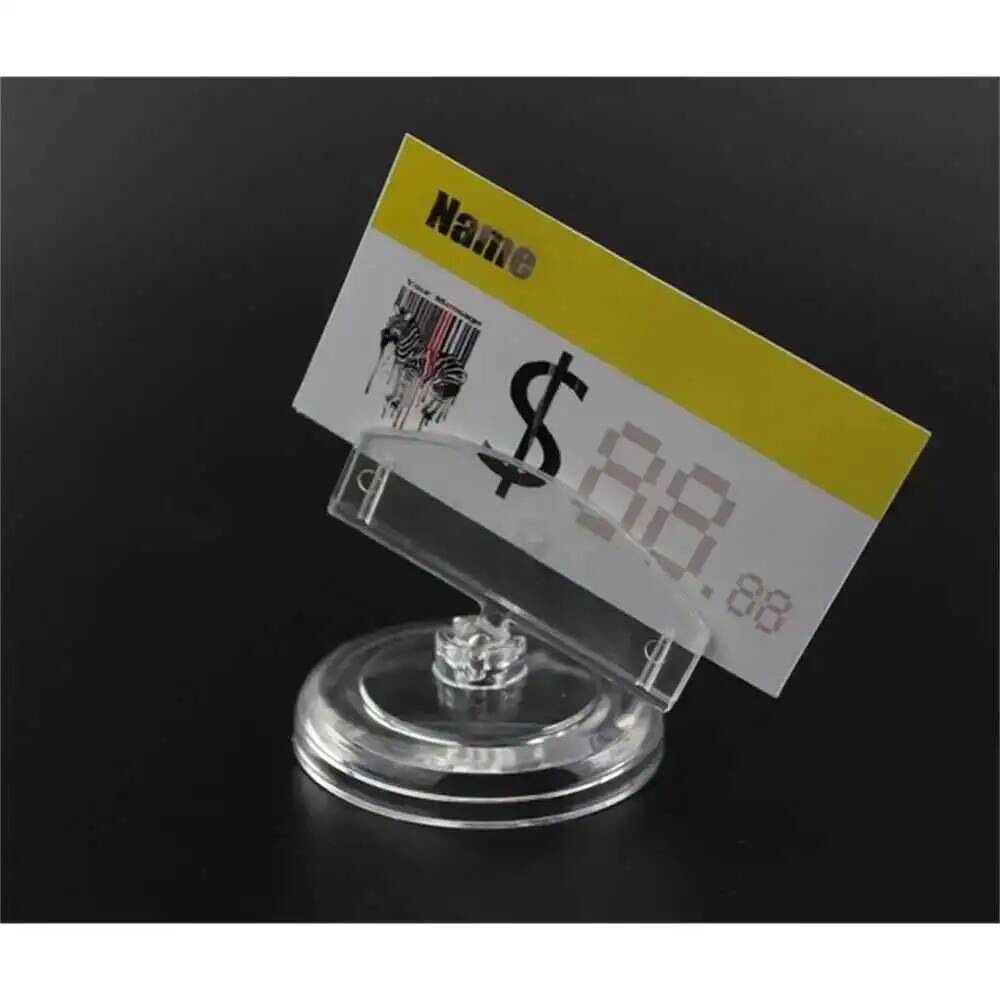 Small Card Holder Stand Clear  - огляд і ціна Pop Display Shelf