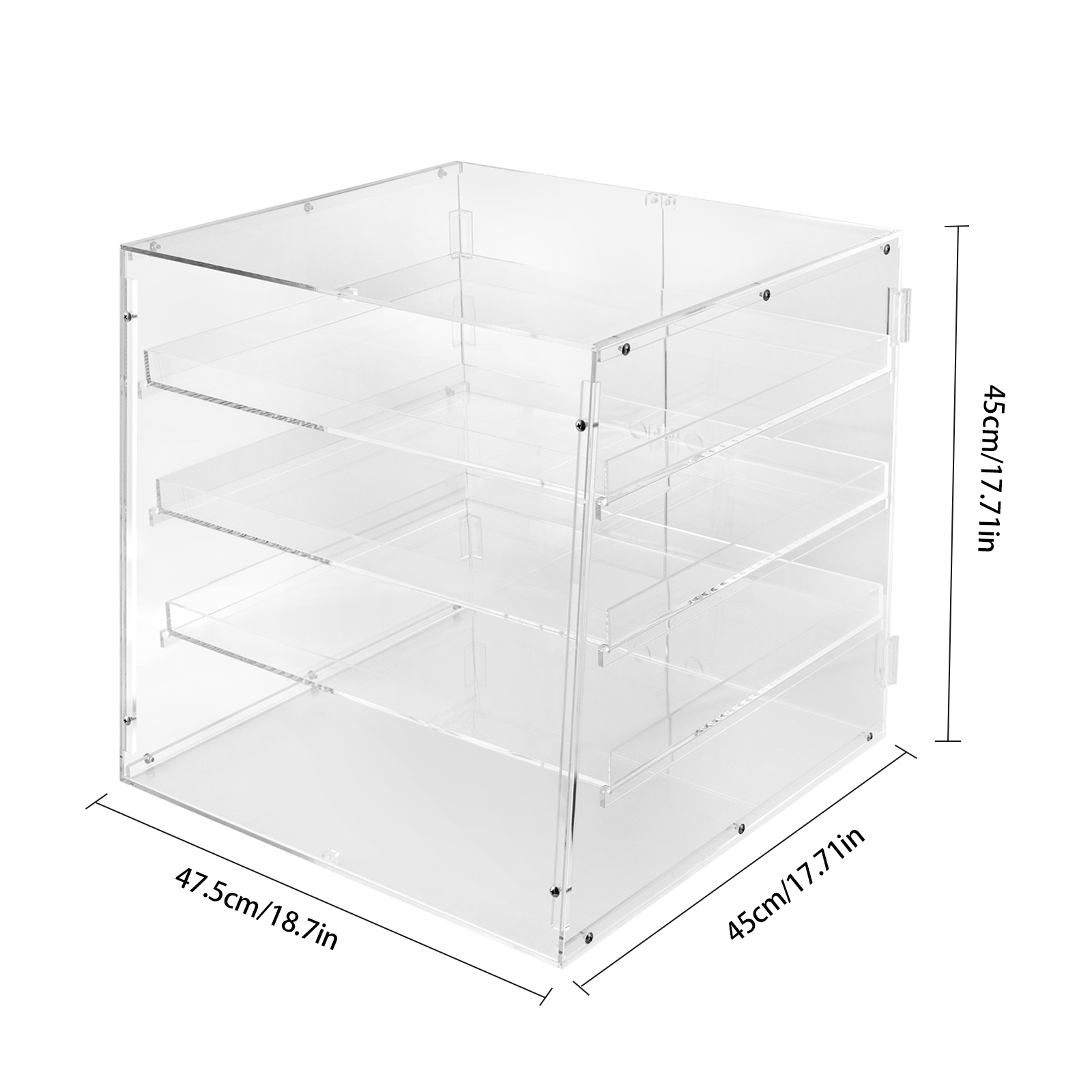 18.7×17.71×17.71inch 3-tier Ac - огляд і ціна Display Case Acrylic