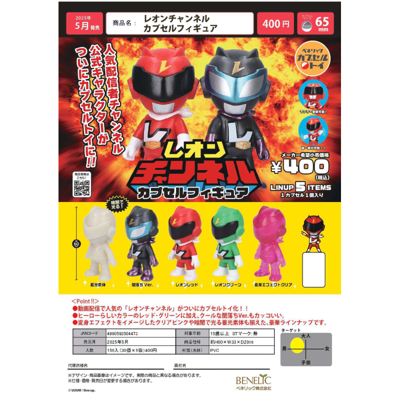 Japan Benelic Gashapon Capsule - огляд і ціна Capsule Toy Gashapon