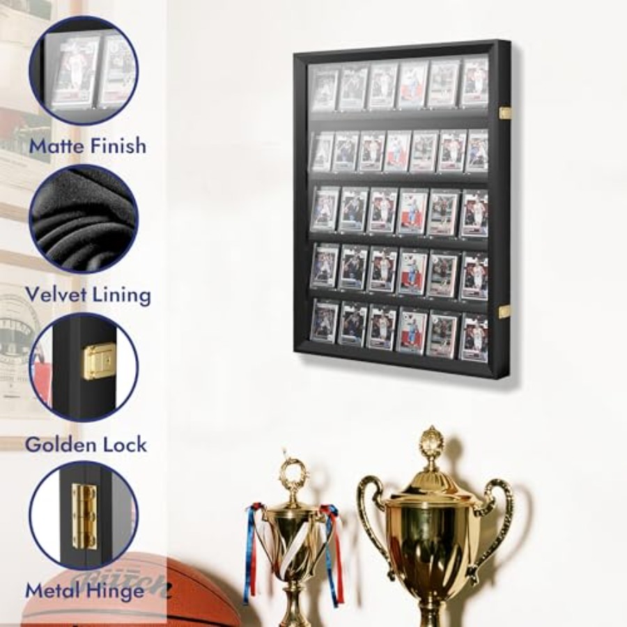 35 Graded Sports Card Display  - огляд і ціна Graded Card Display