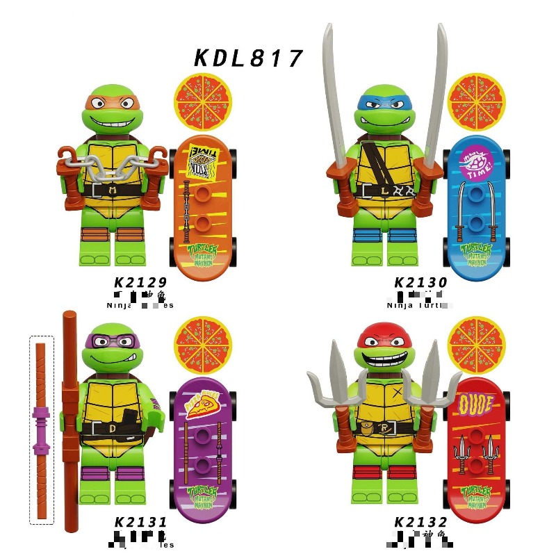 KDL831 cartoon series Teenage  - огляд і ціна Building Block Mini