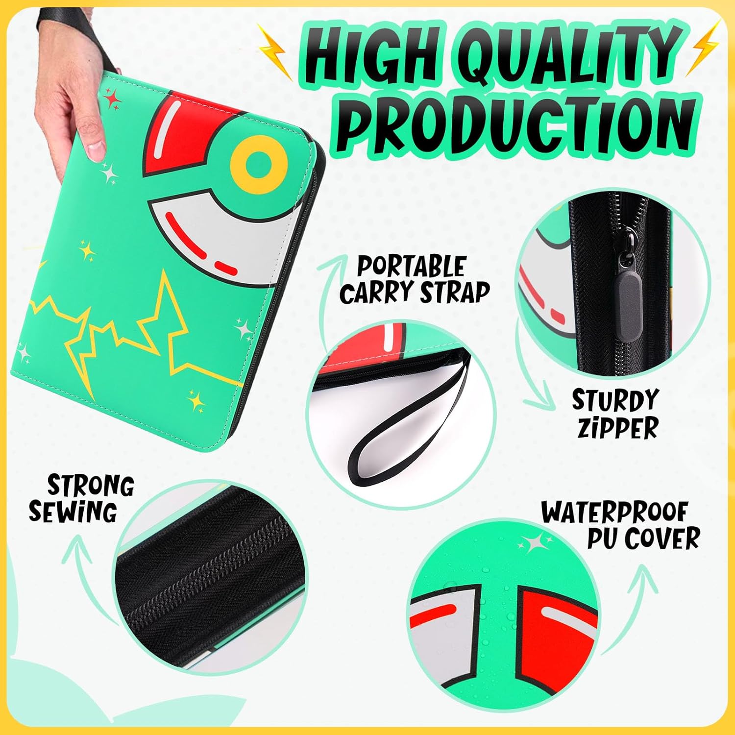 400 Pockets Card Binder with 5 - огляд і ціна Trading Card Binder