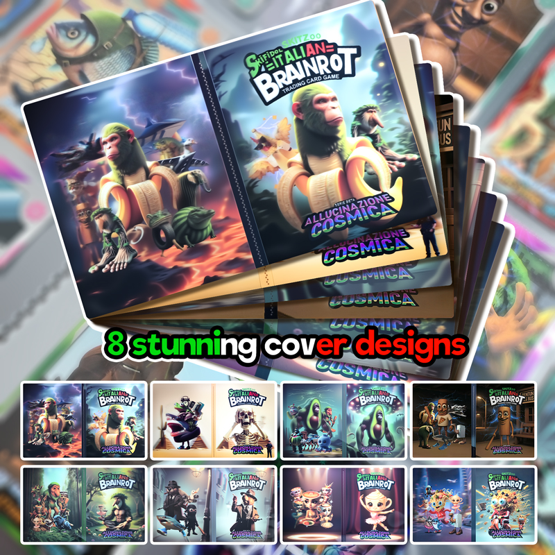 216 Pocket /set Italian Brainr - огляд і ціна Trading Card Binder