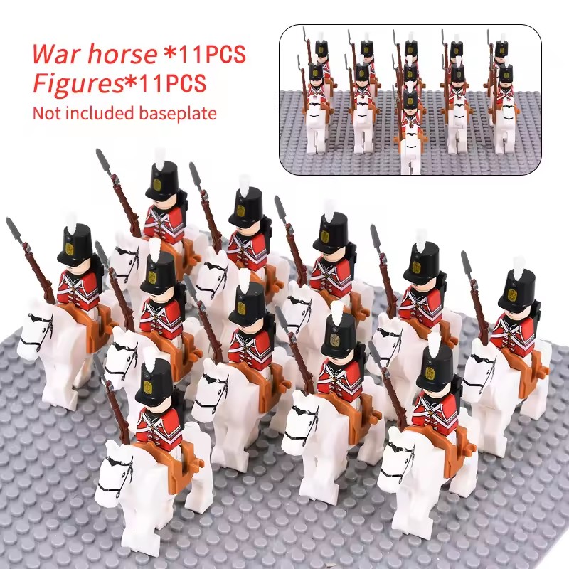 10pcs Napoleonic Wars Military - огляд і ціна Lego Minifigure Holder