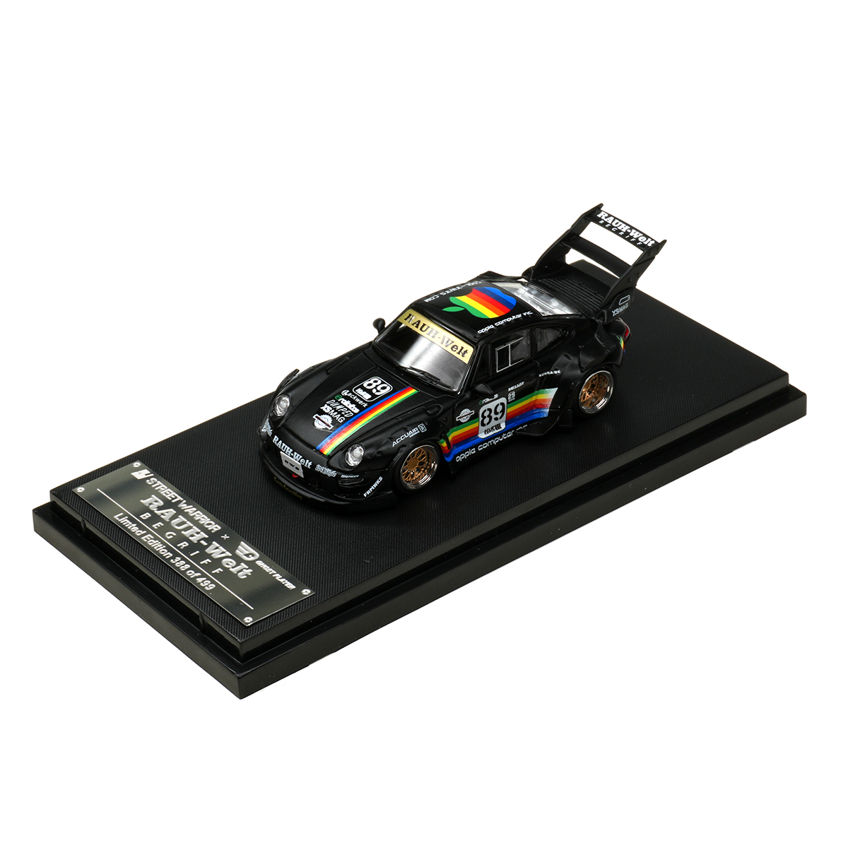 SW In Stock 1:64 RWB 993 Black - огляд і ціна Die Cast Car 1 64