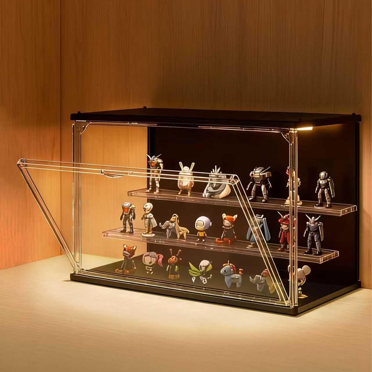 3-Tier Stackable LED Display C - огляд і ціна Display Case Acrylic