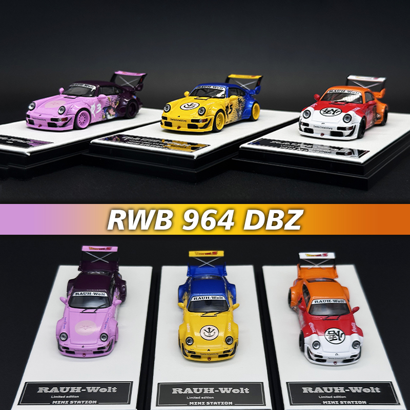 MiniStation 1:64 RWB 964 Ball  - огляд і ціна Die Cast Car 1 64